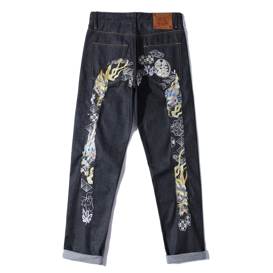 GMABCD Unisex Graphic Denim Jeans – Casual Streetwear Pants Collection - detail 34