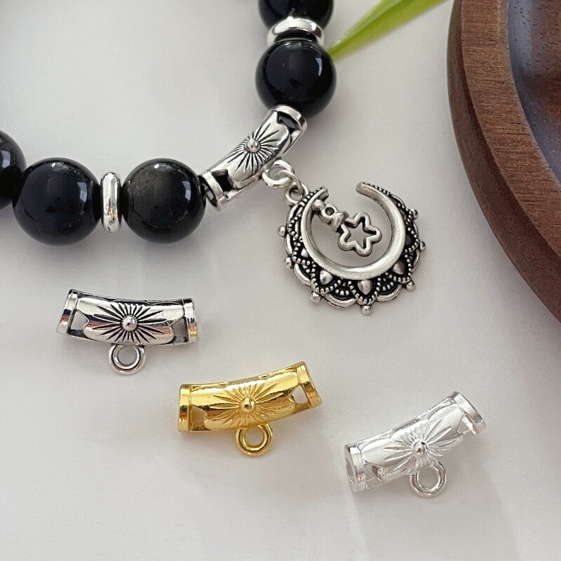 Alloy Antique Silver Hollow Three-Way Connector Curved Tube Connection Buckle DIY Bracelet Necklace Braided Rope Beaded Jewelry Accessories Alloy Antique Silver Hollow Three-Way Connector Curved Tube Connection Buckle DIY Bracelet Necklace Braided Rope Beaded Jewelry Accessories