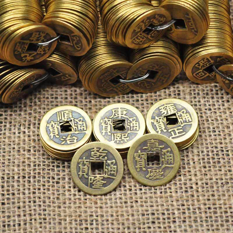 Copper antique bronze brass accessories, 2.3cm, 2.8cm