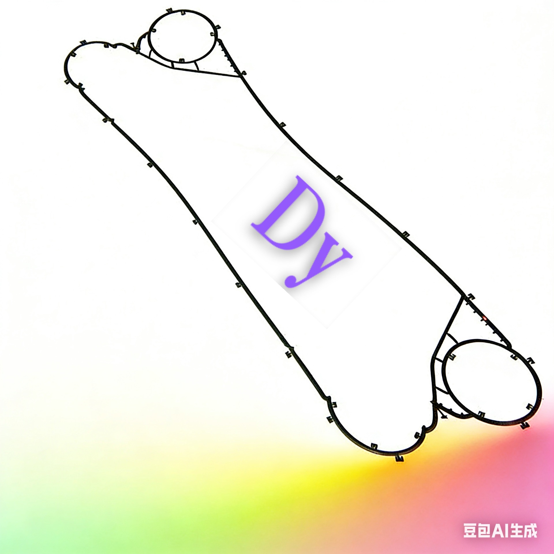 广西北海东兴防城港船舶修理厂板式换热器密封垫片不锈钢板片