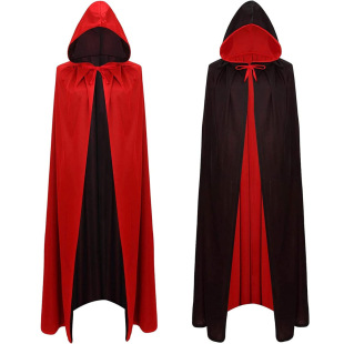 Halloween Vampire Cape Halloween Devil Dress Up Red Cape Death Cape Halloween Party Props