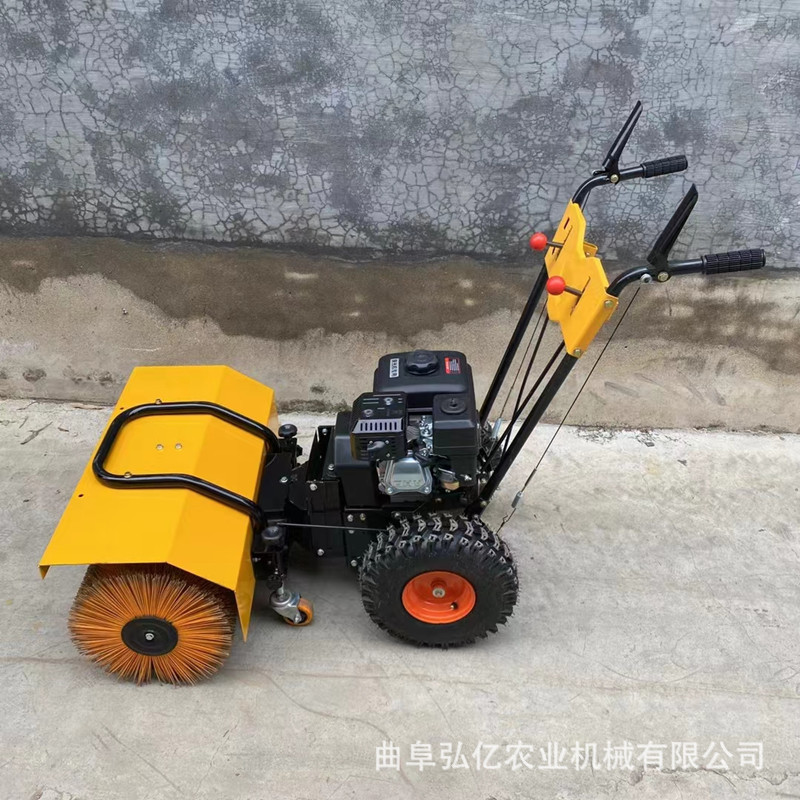 冬季户外道路清雪机大马力鱼塘扫雪抛雪机市政环卫应急扫雪机现货