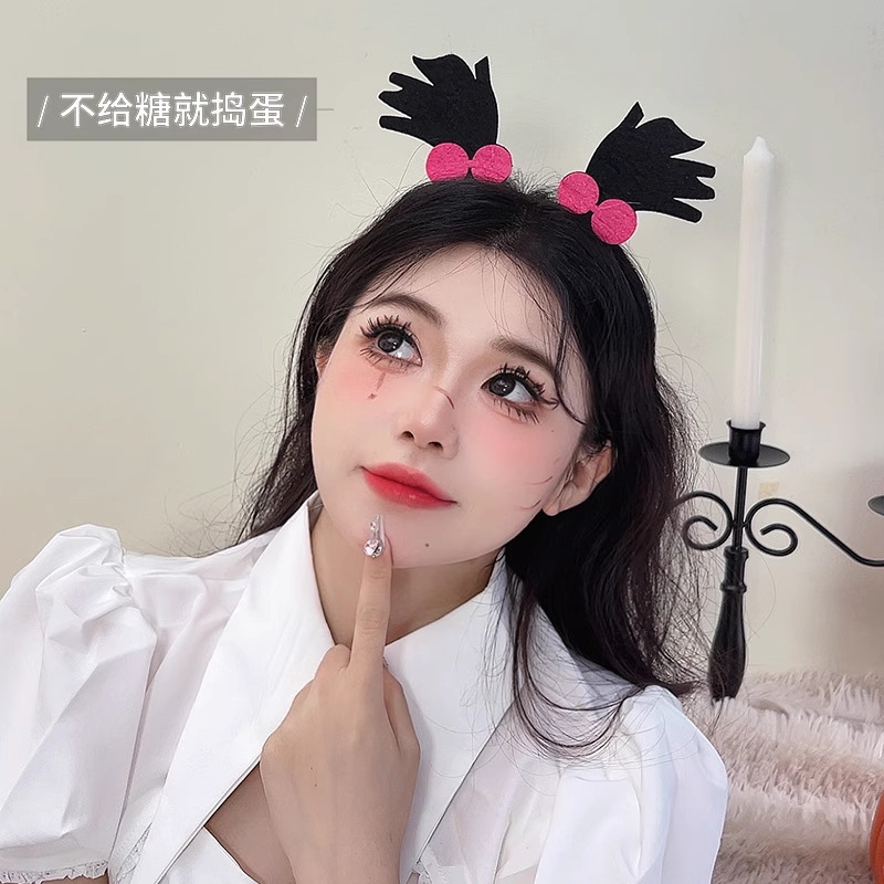 cos万圣节发箍搞怪女巫帽子南瓜发卡通头饰派对表演活动道具头饰|undefined