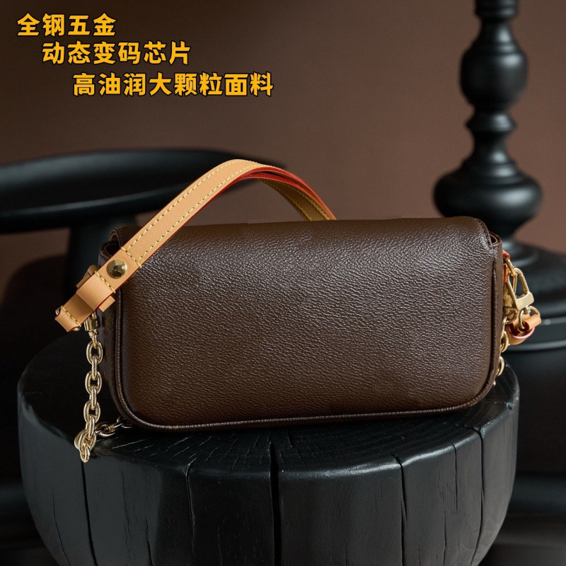 Channel, Lv Women's Monogram Ivy Mahjong Bag, Woc Chain Underarm Bag, Luxury Brand Bag M81911 Channel, Lv Women's Monogram Ivy Mahjong Bag, Woc Chain Underarm Bag, Luxury Brand Bag M81911