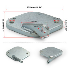 EGR Delete Kit High Flow Intake 06-07 Chevrolet 2500 3500 Duramax LBZ 6.6 Liter Diesel