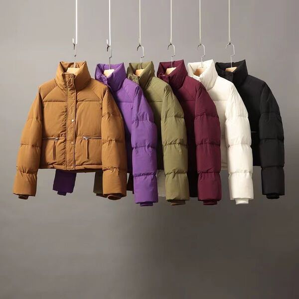 Winter velvet fashionable short down jacket