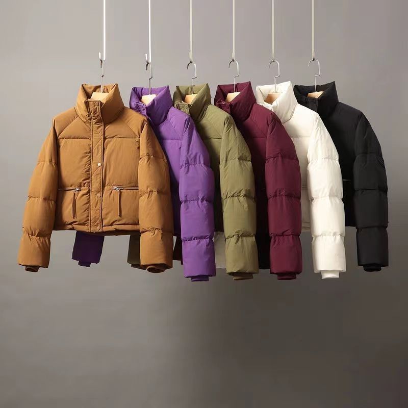 Winter velvet fashionable short down jacket