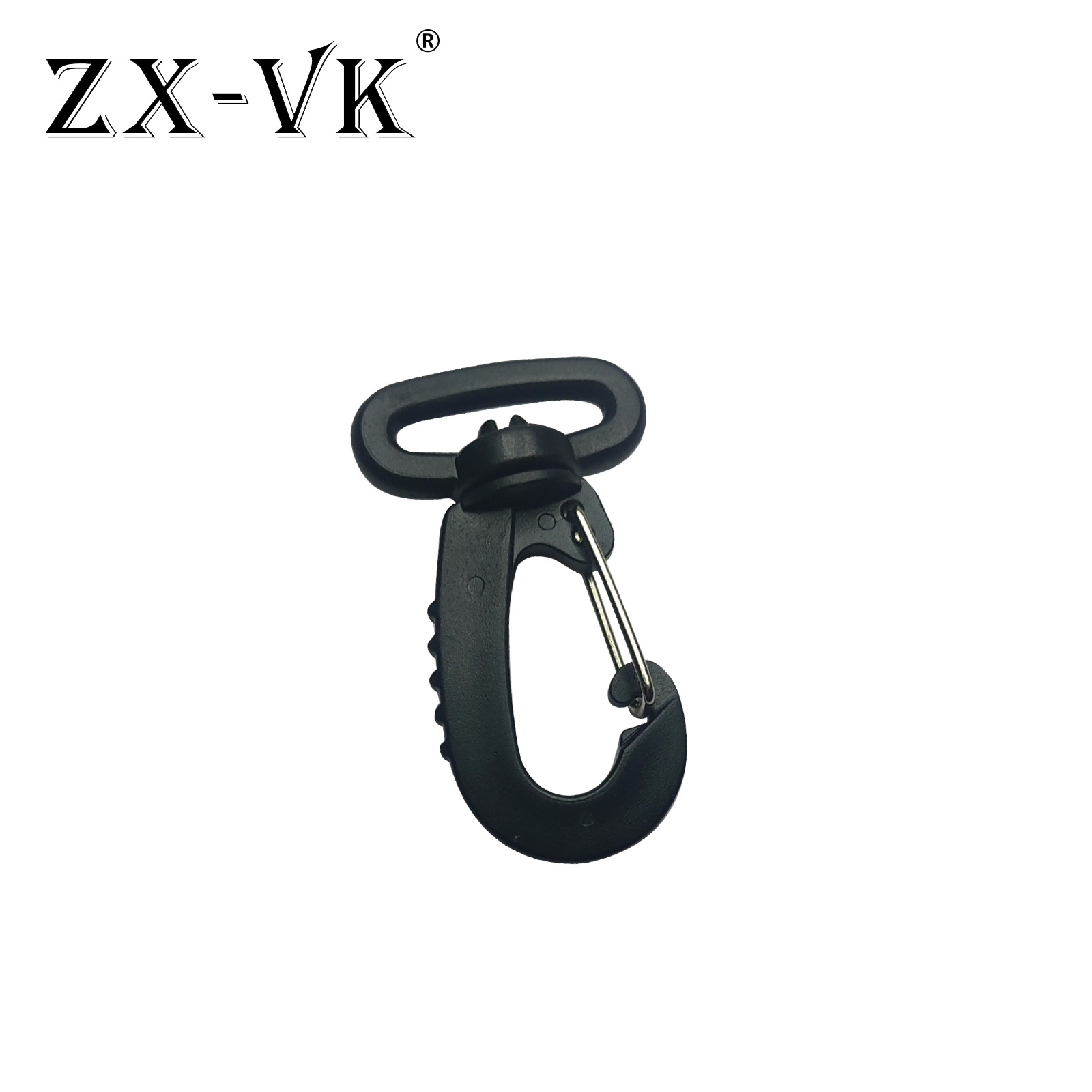 Suministro de accesorios para equipaje en stock del fabricante: etiquetas de plástico para perros, ganchos giratorios, ganchos para correas de hombro, mosquetones de plástico para mochilas.