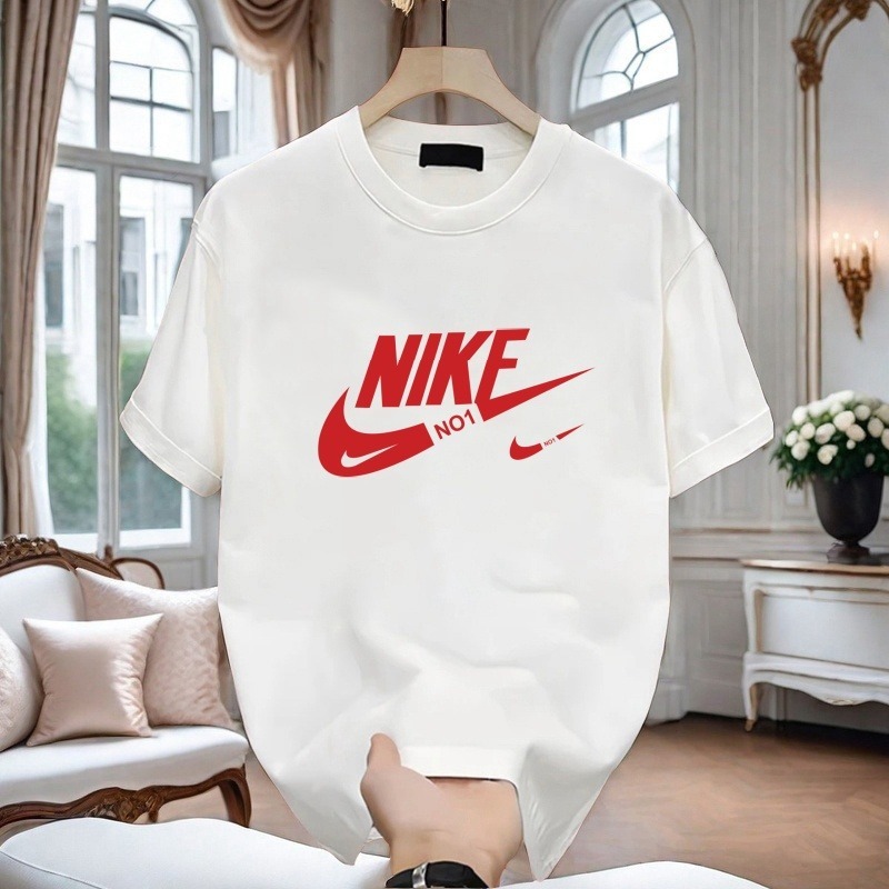 2025 新しい夏のメンズ半袖 Tシャツ純綿トレンディなブランド服メンズ半袖多用途ルーズ Tシャツトップ|undefined