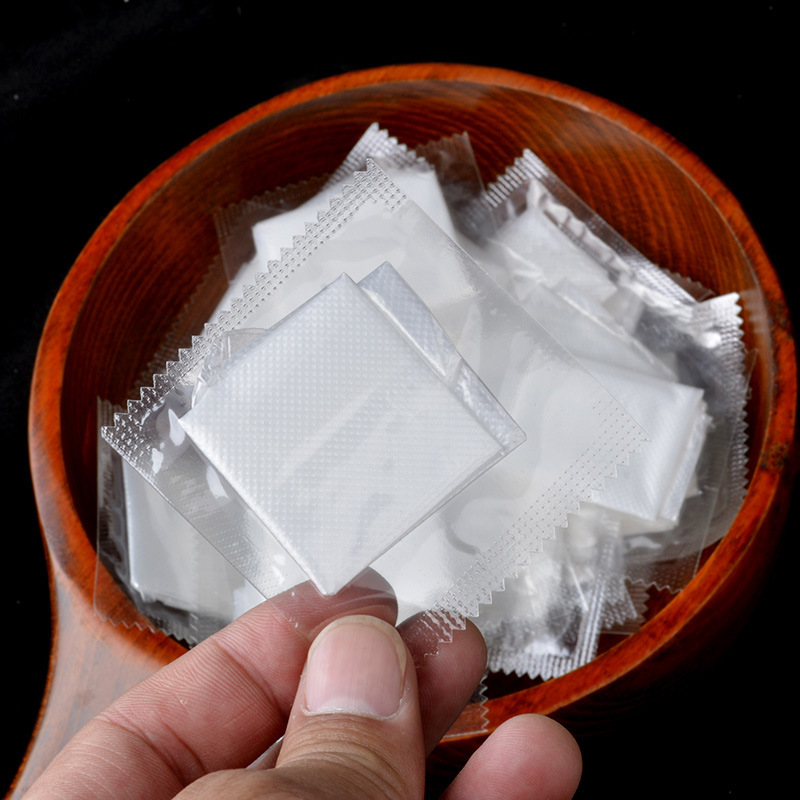 Pe guantes desechables embalaje independiente TPE al por mayor de calidad alimentaria para llevar cocina engrosada CPE dos bolsas de embalaje pequeñas