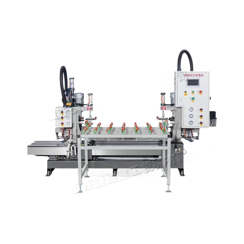 Máquina de biselado de vidrio de cabeza única automática de escritorio mesa de comedor R máquina de redondeo de ángulo inteligente máquina de molienda de borde de muebles de placa de roca