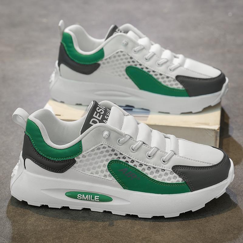 2025 New Summer Style Mesh Large Mesh Breathable Casual Shoes Sports Shoes Men's Versatile No-Tie Outdoor Travel Shoes