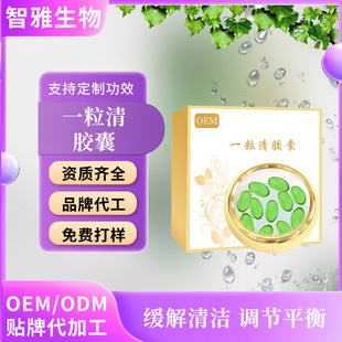 Customized Processing of Women's Gynecological Yishanqing Capsules for Private Parts Hydration, Cleansing and Nourishing of Ovaries and Uterus Cross-Border Factory
