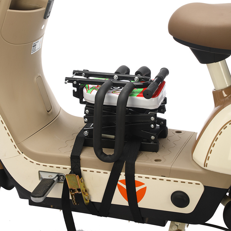 Electric motorcycle scooter electric motorcycle child seat front baby safety child sitting chair battery car stool