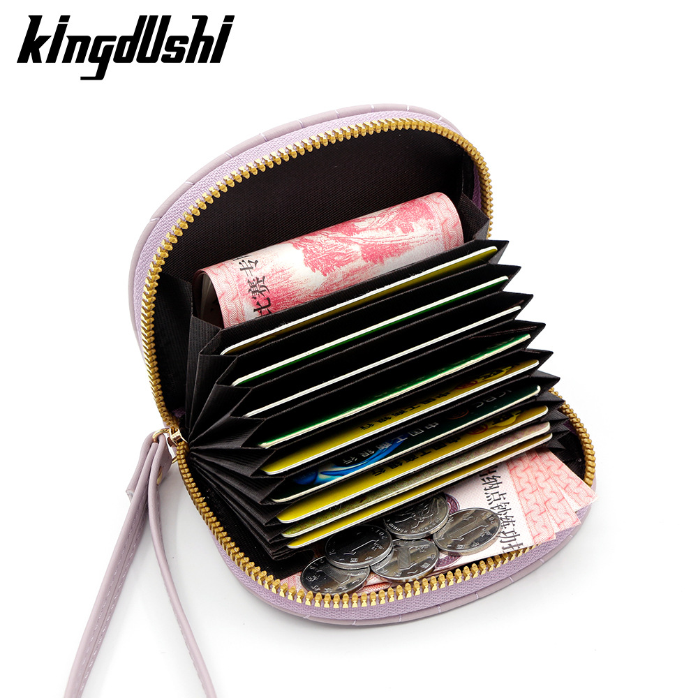 Coreano pequeño fresco bordado damas cartera corta bolsa de tarjeta de órgano bolsa de mano bolsa de mujer bolsa de cambio bolsa con cremallera bolsa al por mayor