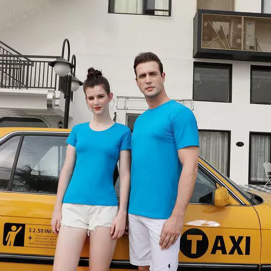 Хлопковая футболка с круглым вырезом и короткими рукавами, фиксированная классная форма, рабочая одежда, Студенческая вечеринка, сделай сам, рекламная культурная рубашка с логотипом оптом