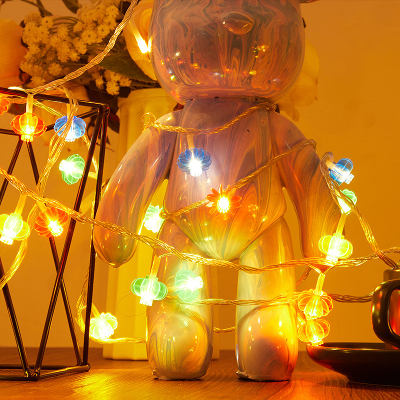 Festival de Primavera decoración lámparas de color flash Año Nuevo festivo linterna roja colgante cadena de lámparas decorativa LED cadena de lámparas de nodo chino