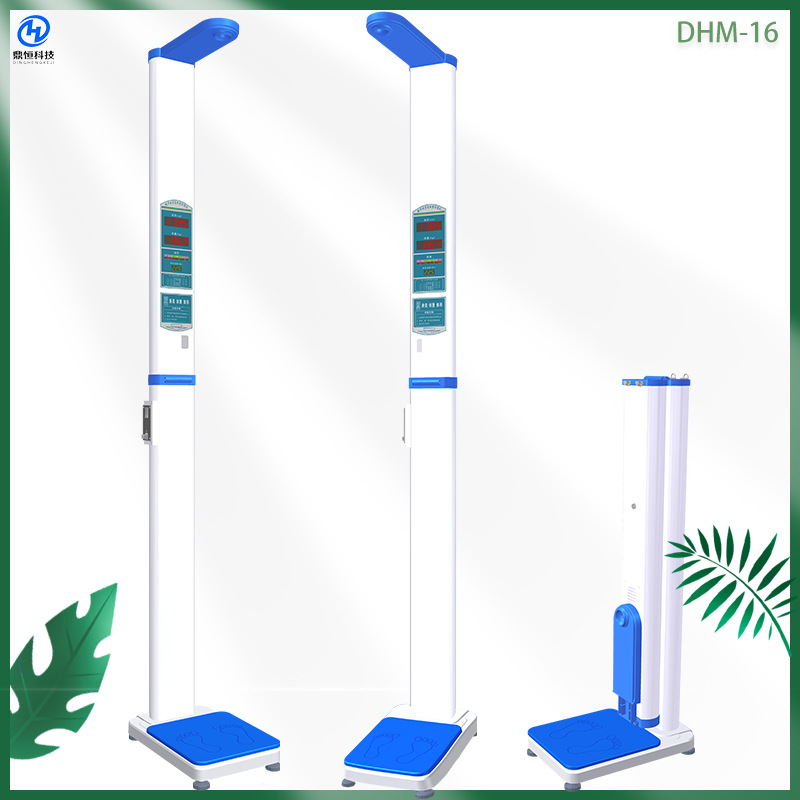 Báscula inteligente para peso corporal y grasa, con medidor automático de altura, uso doméstico