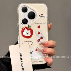 适用华为pura80pro手机壳全包防摔pura70高级感手机壳苹果西高地