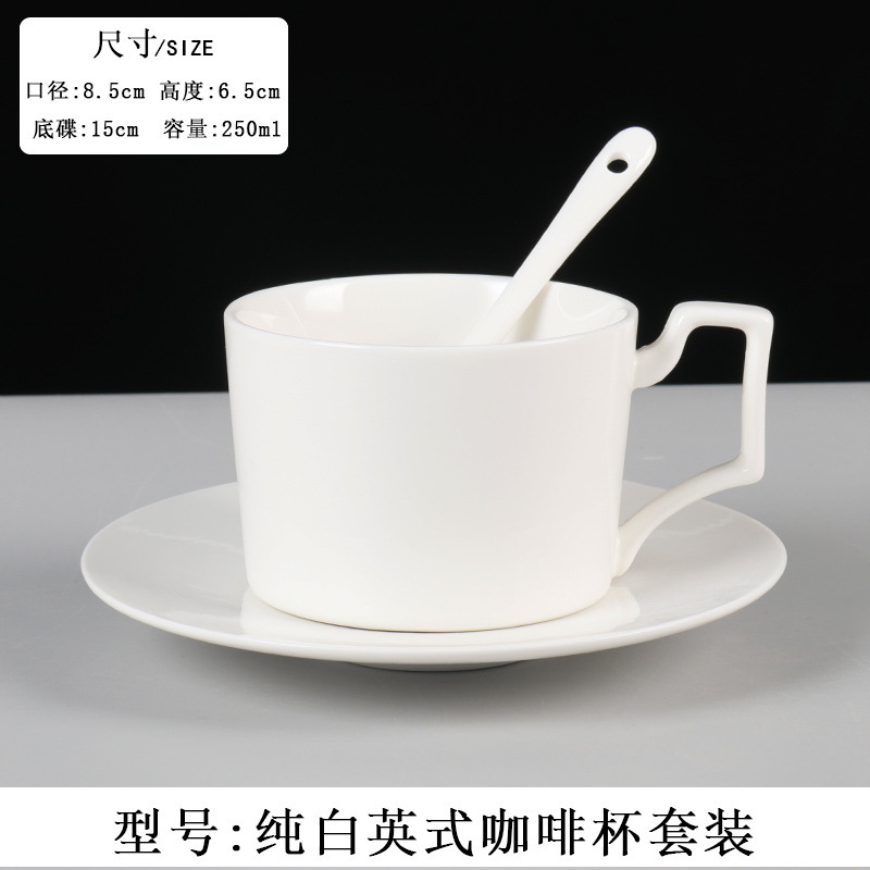 卸売り陶磁器のヨーロッパ式コーヒーカップセットの手描きの金の杯の皿のホテルのアメリカ式のコーヒーの乳の杯のLOGO|undefined