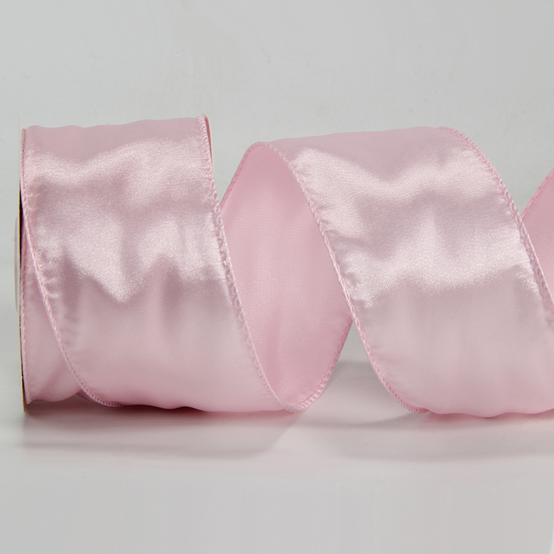 Satín transfronterizo con coronas de flores y arcos decoraciones navideñas cintas engrosadas fabricantes al por mayor