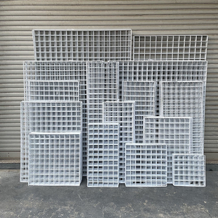 Mesh Grid Iron Net Goods White Supermarket Photo Wall Mesh Rack Iron Wire Grid Net Wall Hanging Shelf