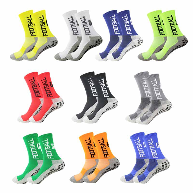 Breathable Cotton Football Socks With Anti-Slip Silicone Grip – Unisex Sports Socks For Soccer, Running, Hiking & Cycling_voghion.com