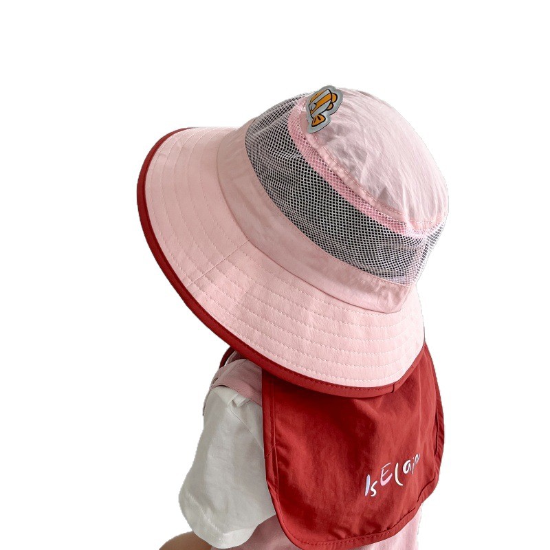 Kids Casual Sun Hat UPF 50+ Children's Summer For Boys And Girls, Wide Brim Sun Protection Hat With Open Top, Breathable, UV Protection, Thin_voghion.com