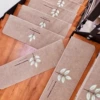 Luminous light brown five-leaf clover for stairs