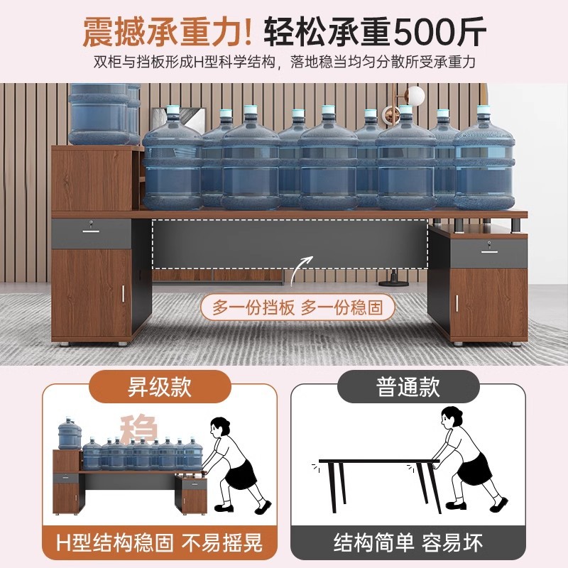 Escritorio de computadora, simple y moderno escritorio y silla de oficina, mesa de personal, escritorio de jefe de oficina, escritorio de personal