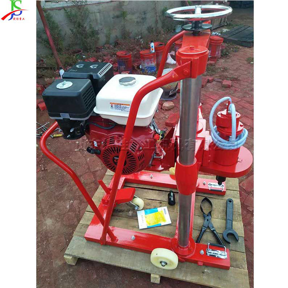 Pequeña máquina de perforación de hormigón y extracción de núcleos máquina de perforación de suelo de asfalto de cemento máquina de muestreo de pila de pavimento municipal
