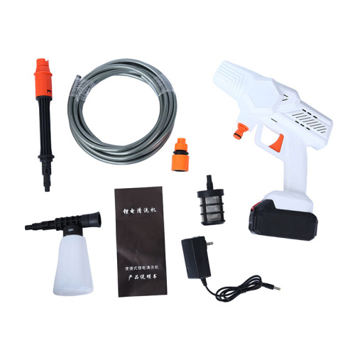High-power high-pressure home car washing gun convenient lithium battery high-pressure cleaner lithium battery car washing gun