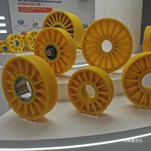 電梯尼龍機房導向輪 轎頂廂返繩輪 轎底對重反繩輪鑄鐵傳動滑輪