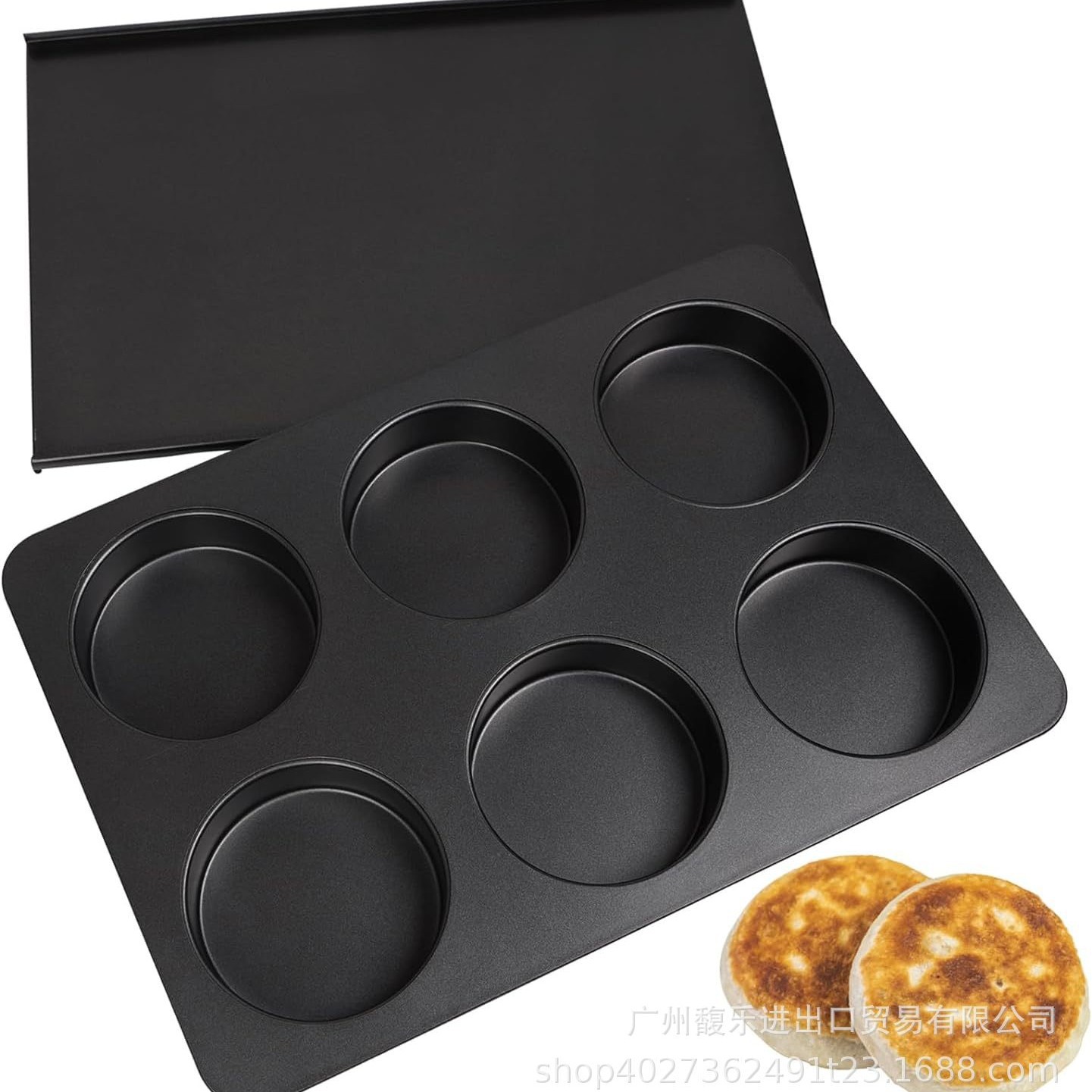 뚜껑이있는 라운드 베이커웨어