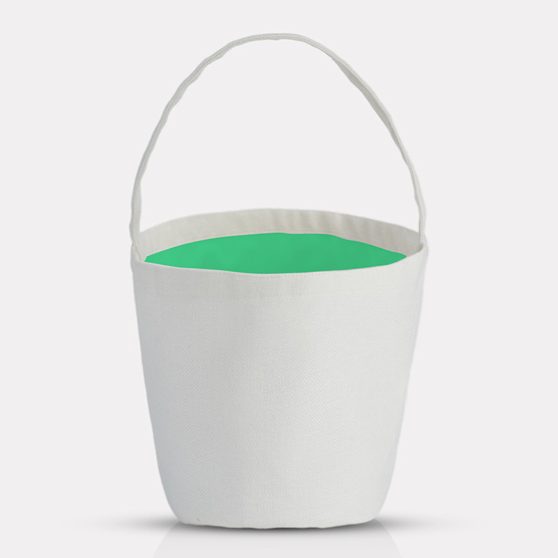 Bolsa de balde portátil de Halloween pascua caramelo multicolor 380g algodón cáñamo bolsa de regalo personalizada xqds0405a