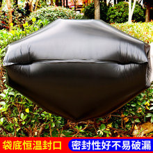 垃圾袋定制黑色医院酒店物业园林学校一次性大号平口式塑料袋定做