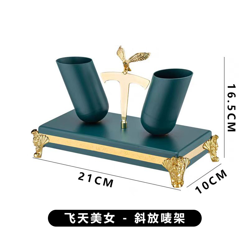 Feitian Beauty pone la Mesa - estante de micrófono inclinado (verde)