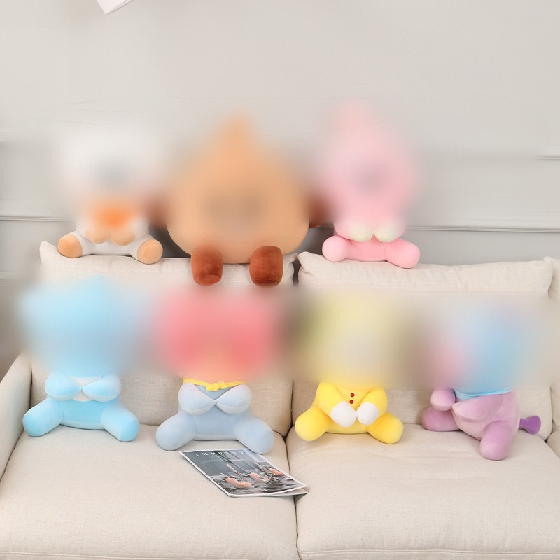 Cruz-Frontera de Corea del Sur de dibujos animados a prueba de balas Liga Juvenil muñeca de peluche de juguete cachorro Koala galleta muñeca grab máquina muñeca