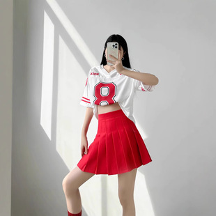 Korean Girl Group Stage Outfit Cheerleading Performance Student Group Sports Meeting Cheerleading Jazz Dance Performance Costume