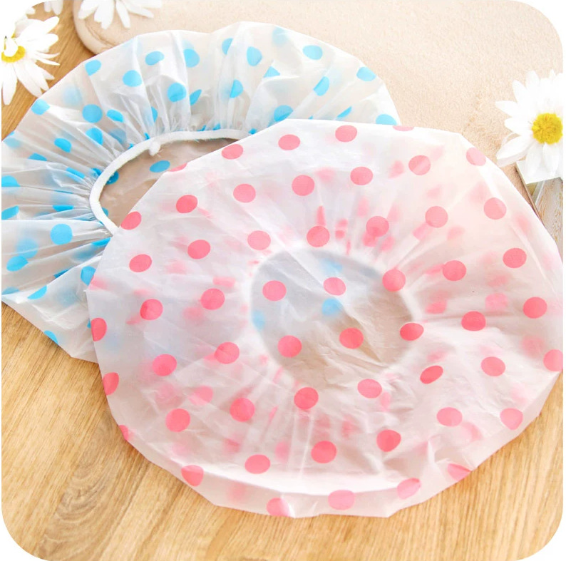 disposable women's waterproof shower cap