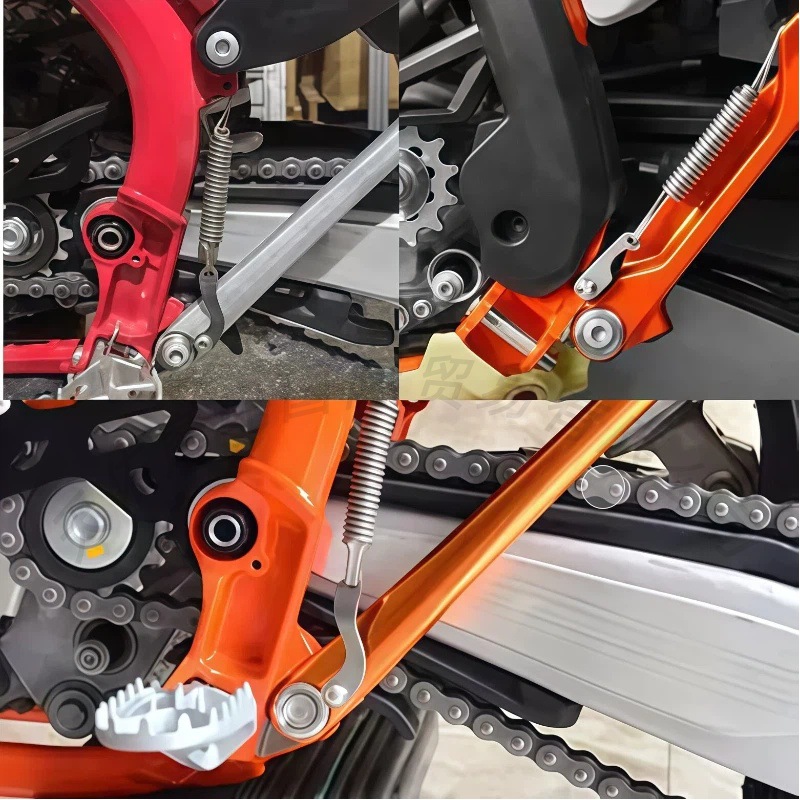 New off-road motorcycle aluminum alloy hollow side support suitable for KTM, available for wholesale by KaiXiHengJianKews