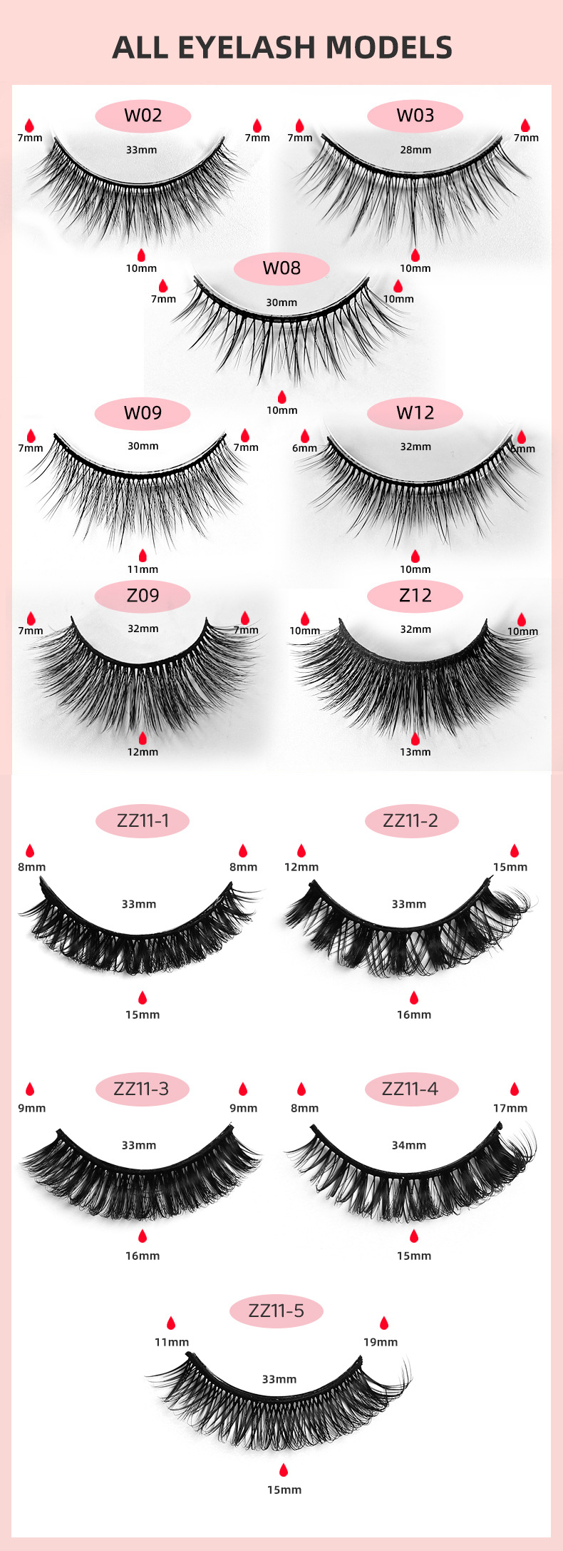 New cross-border products: A pair of self-adhesive false eyelashes, reusable synthetic fiber false eyelashes, and one-piece glue-free eyelashes undefined
