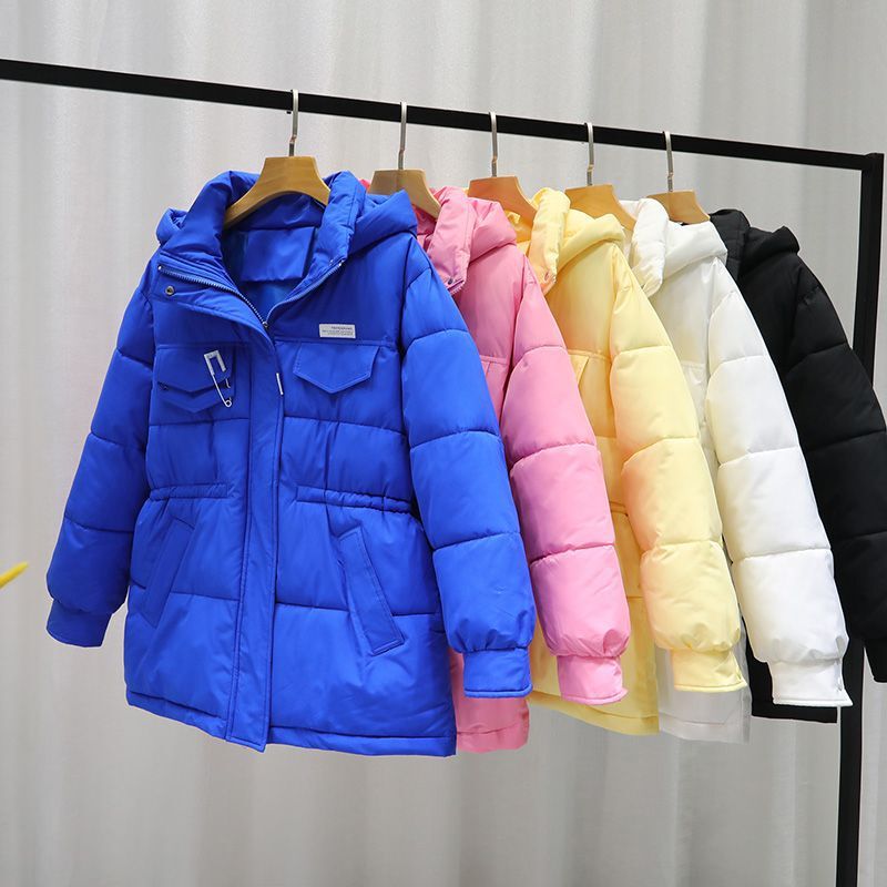2025 Winter New Korean Style Slim Fit Loose Cotton Jacket for Women Dongdaemun Workwear Parka Ins Cotton Coat Puffer Jacket