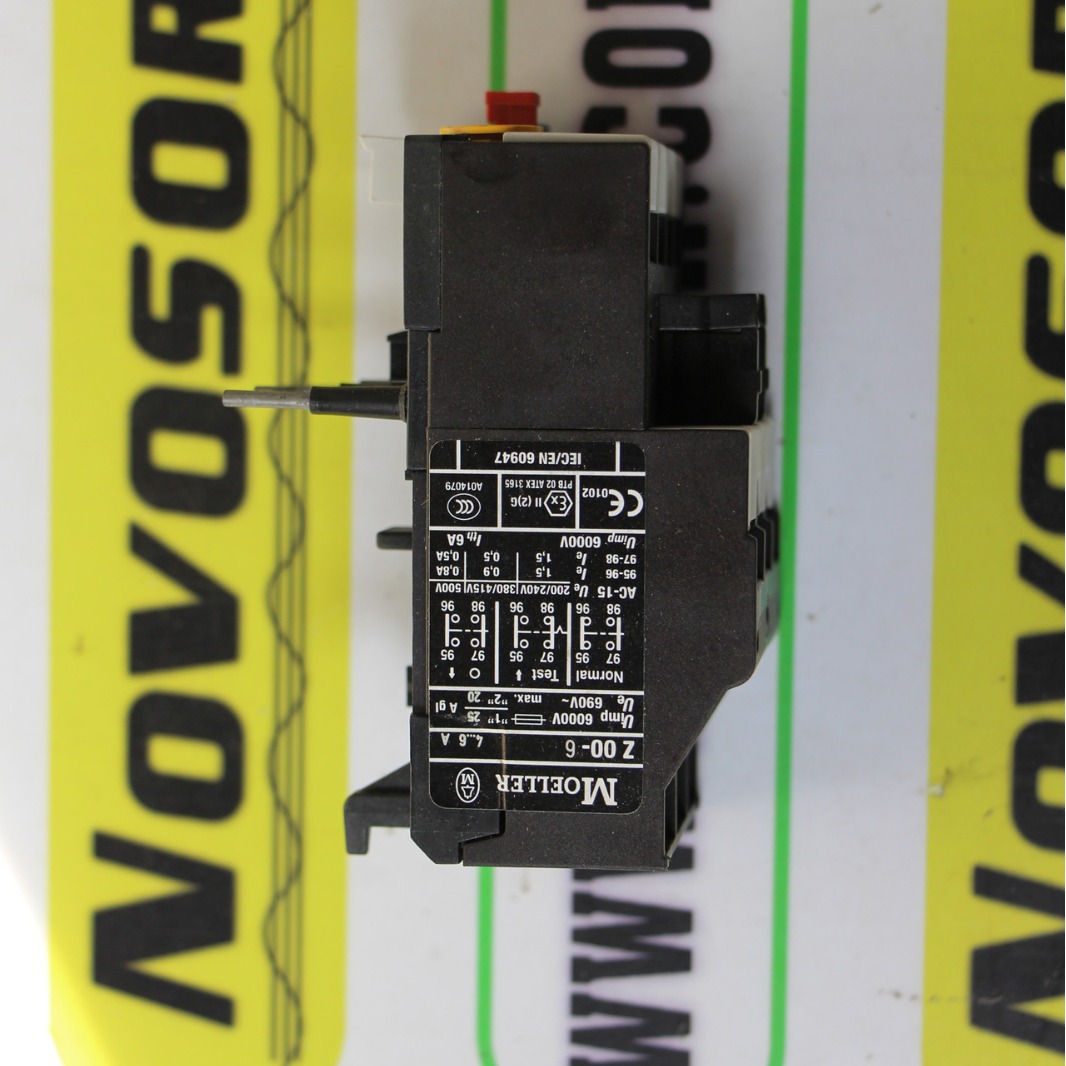MOELLER接触器Z00-6 4-6A  ZOO-6