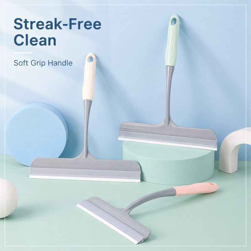 Anti-Slip Glass Wiper Cleaner, Household Window Cleaning Tool, Special Glass Scraper for Cleaning Cars and Tiles Anti-Slip Glass Wiper Cleaner, Household Window Cleaning Tool, Special Glass Scraper for Cleaning Cars and Tiles