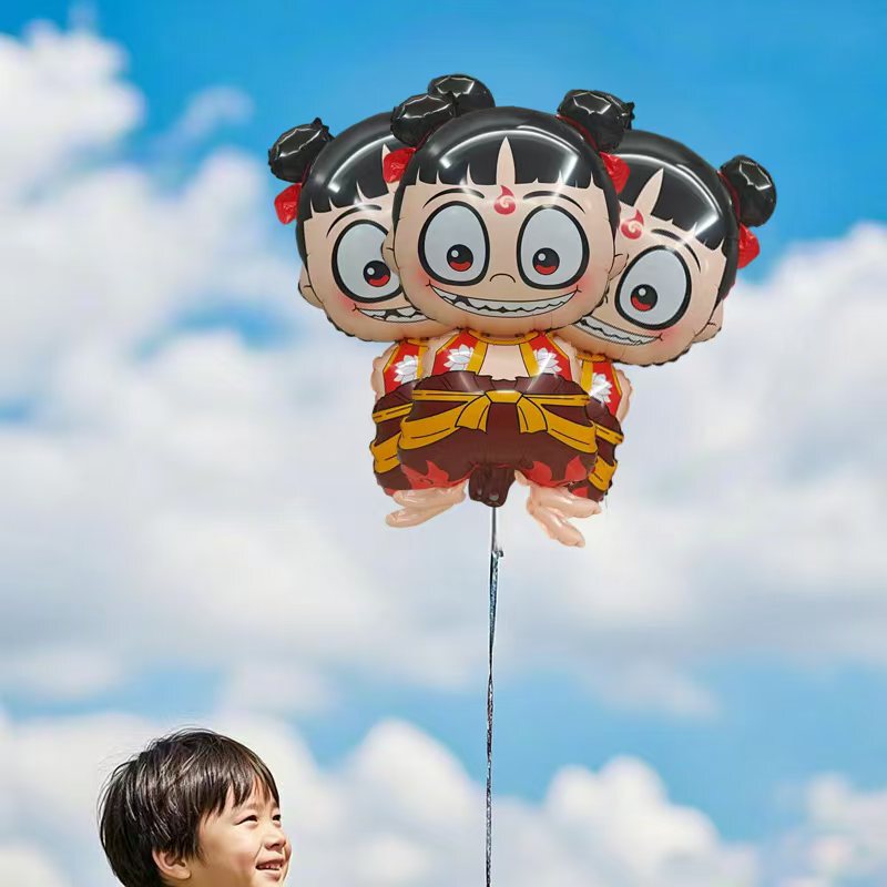 To push the stall, which balloon floats in the air, helium aluminum film, magic child explosions wholesale baby cartoon large