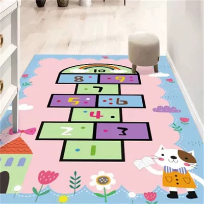 Avtomobil döşəmə paspasları Sofa Mat Tatami Bed Front - kitten-teacher-hopscotch-14-2m