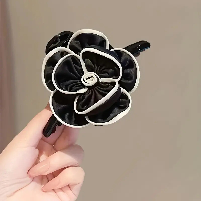 Women's Gender Elegant, Retro, Sweet Style Elegant Retro Sweet Women's Mountain Flower Horse Hair Tie Hair Claws