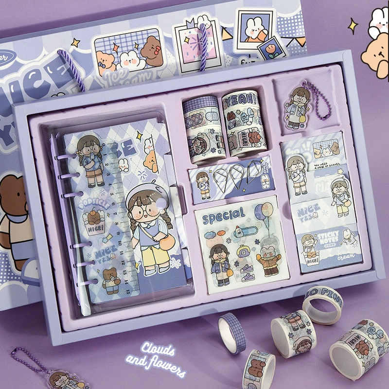 Конопляный шарик ручной счет книга Подарочная коробка костюм милая девушка ручной счет инструмент материал наклейка лента Подарочная сумка на заказ оптовая продажа