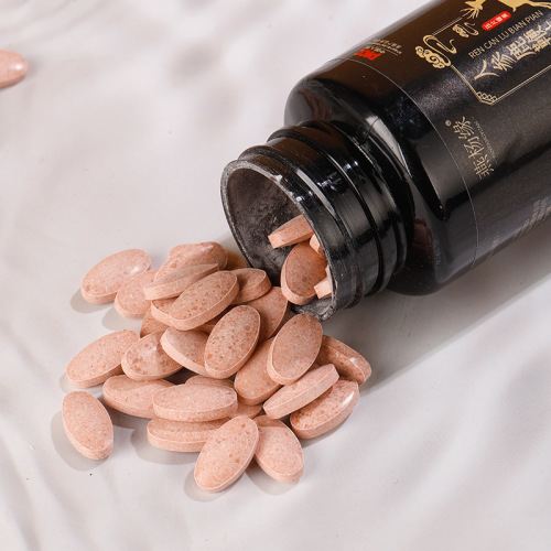 Direct Supply from Manufacturer Ginseng and Deer Antler Slice Male Solidifying Essence Warming Supplement Chewing Tablet Bulk Purchase Advantageous